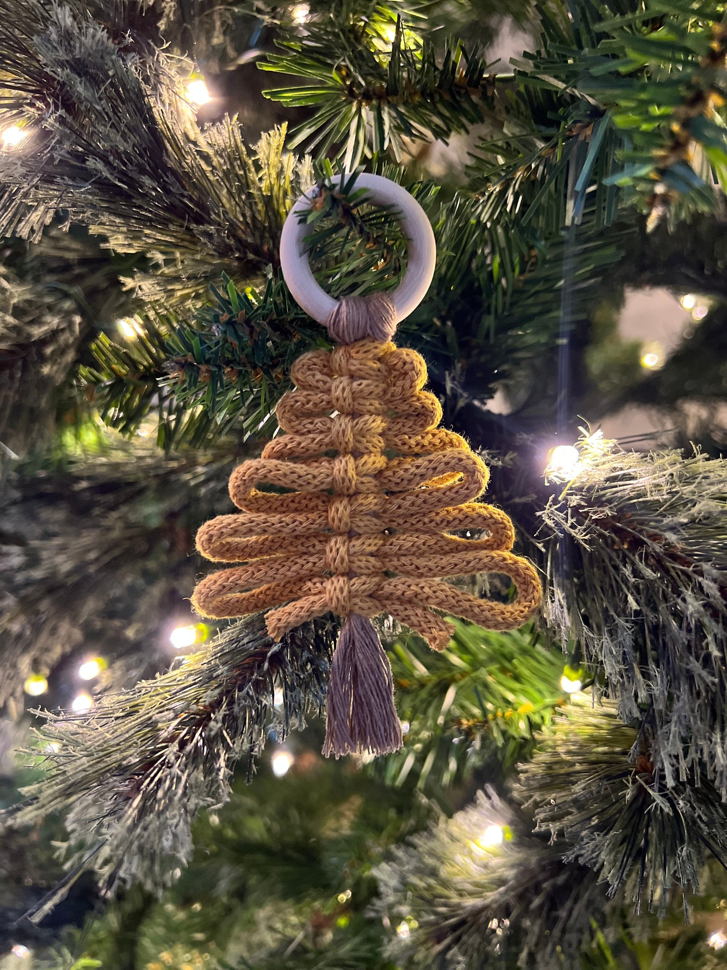 Macrame Tree Ornament