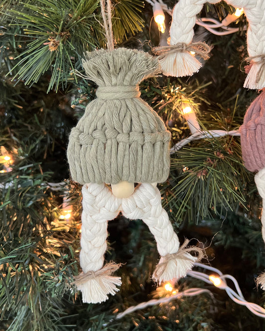 Braided Gnome Ornament